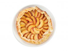 Baked Peach Tart