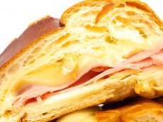 Croissant-Ham and Cheese