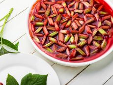 rhubarb tart
